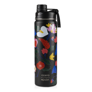 Garrafa Térmica Cicero + Kouda - Ladakh 660ml - Preta | Doce Florada