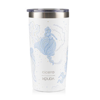 Copo Térmica Cicero + Kouda Don - 500ml - Branco | Origens