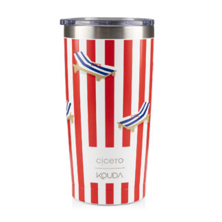 Copo Térmica Cicero + Kouda Don - 500ml - Branco | Praia