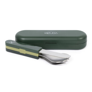 Conjunto de Talheres Kouda Trio - Verde Escuro