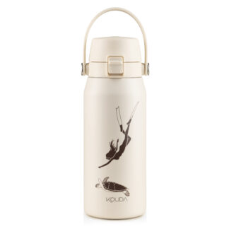 Garrafa Kouda Vega 500ml - Turtle Dive - Sanne - Off White