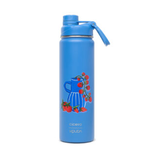 Garrafa Térmica Cicero + Kouda - Ladakh 660ml - Coleção Frutare - Azul