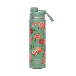 Garrafa Térmica Cicero + Kouda - Ladakh 660ml - Coleção Frutare - Verde Sálvia