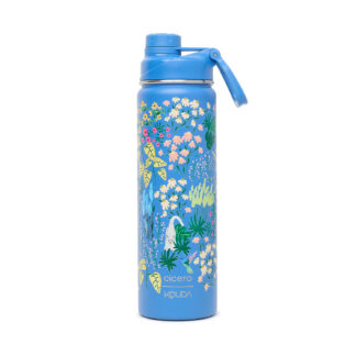 Garrafa Térmica Cicero + Kouda - Ladakh 660ml - Coleção Quintal Literário - Azul