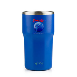 Copo Térmico Kouda Egeu 430ml -  Rock in Rio - Azul