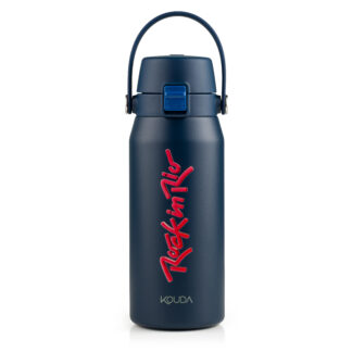 Garrafa Térmica Kouda Vega - 500ml - Rock in Rio - Azul