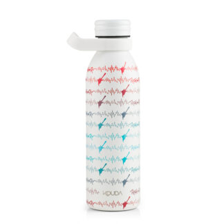 Garrafa Térmica Kouda 600ml - Krios - Rock in Rio - Branco