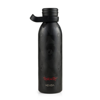 Garrafa Térmica Kouda 600ml - Krios - Rock in Rio - Preto